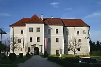 Schlossansicht vom Innenhof