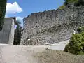Teil der Burgmauer