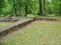 Mauerreste im Ausgrabungsgelände (2007)