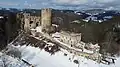 Burgruine Prandegg (von Südwesten)
