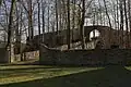 Zufahrt vom Wirtschaftshof aus über die Brücke