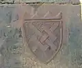 Wappen über dem Kamin