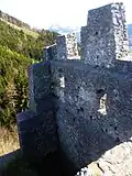 Burgruine Wartenfels: Wehrmauer