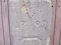 Die Jahreszahl der Türpforte:1793