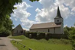 Bild 5: Ansicht der Kapelle Sankt Moritz mit dem Eremitenhäuslein