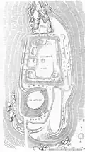 Lageplan des Burgstalls