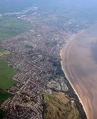 Luftbild von Burnham-on-Sea