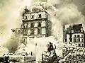 Das brennende Rouen, vermutlich im Juni 1940