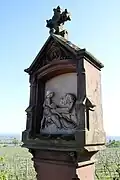 Jesus fällt zum dritten Mal unter dem Kreuz