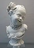 Büste eines kleinen Mädchens, Franz Anton Bustelli, ca. 1760, Germanisches Nationalmuseum, Nürnberg