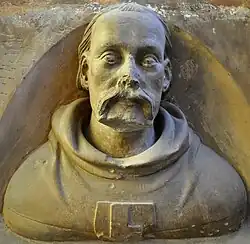 Selbstbildnis Peter Parlers. Büste im Triforium des Prager Veitsdoms, 1365