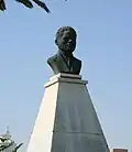 Unabhängigkeits­kämpfer und Gewerkschafter Farhat Hached (Bronze 1963) in Sousse
