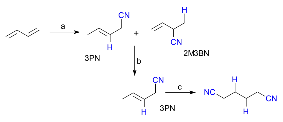 Hydrocyanierung von 1,3-Butadien