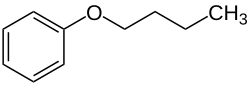 Strukturformel von Butoxybenzol