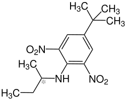 Strukturformel von Butralin