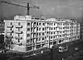 Bauarbeiten an den Wohnblock „C-3“