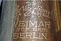 Logo 2 1888–1896 C.F.Schmidt / WEIMAR / vor dem / BERLIN (ehemals in Berlin)