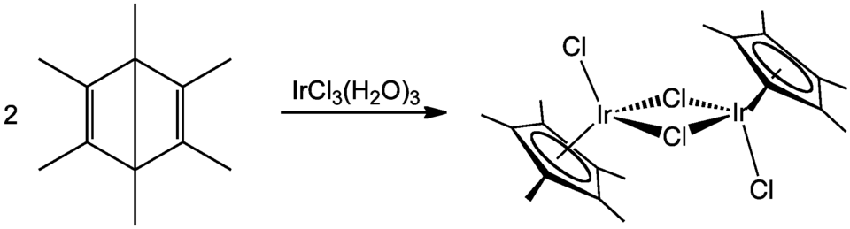 Synthese eines Iridium(III)-Dimers.