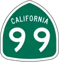 Zweistellige State Route Nummerntafel (Kalifornien)