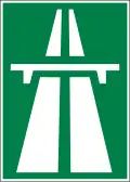 Hinweissignal Autobahn (national und kantonal)