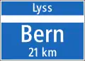 Zeichen 4.28 Ortsende auf Hauptstrassen (Schweiz)