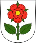 Rüschlikon ZH: Rosenstengel und Wappenblüte