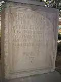 Römische Grabinschrift aus Salona
