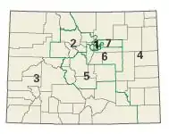 Colorado: Kongress-Wahlkreise