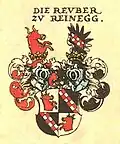 Wappen der Rauber zu Reinegg nach Siebmachers Wappenbuch 1605