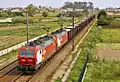 Lokomotiven 4707 und 4709, bei Aveiro (Linha do Norte)