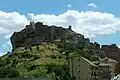 Die Altstadt von Calascibetta von der Chiesa Cappuccini aus
