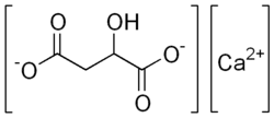 Strukturformel von Calciummalat