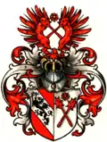 Gemehrtes Wappen derer von Callenberg (seit 1500)
