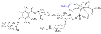 Strukturformel von Calicheamicin theta 1