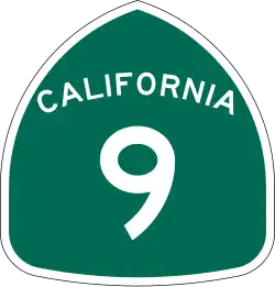 Straßenschild der California State Route 9