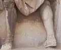 Caligae auf dem Septimius-Severus-Bogen in Rom