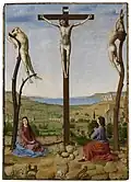 Kalvarienberg, Antonello da Messina, 1475, Königliches Museum der Schönen Künste