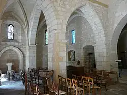 Die beiden Kirchenschiffe der Kirche
