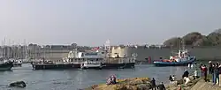 Die Calypso bei ihrer Ankunft am 12. Oktober 2007 in Concarneau