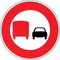 Kein Überholen für LKWs