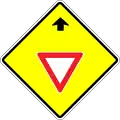 Vorfahrtszeichen voraus