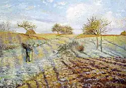 Camille Pissarro: Gelee blanche, 1873