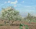 Camille Pissarro: Der Obstgarten, 1872. 1959/1960 von Sam Salz gehandelt