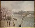 Le Louvre, après-midi, temps de pluie, 1re série