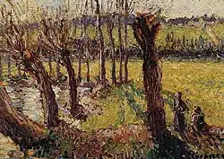 Les Saules en hiver, Éragny