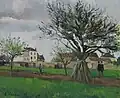 Camille Pissarro: Pommiers Pontoise, 1868 Privatsammlung