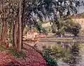 Paysannes sous les arbres à Moret