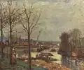 La Seine à Port-Marly, le lavoir