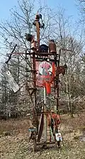Installation „Hommage an den Odenwald“ von Odo Rumpf