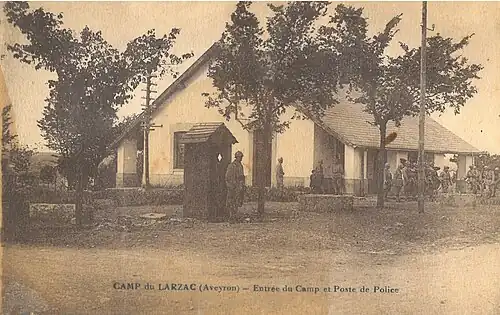 Der Eingang zumCamp